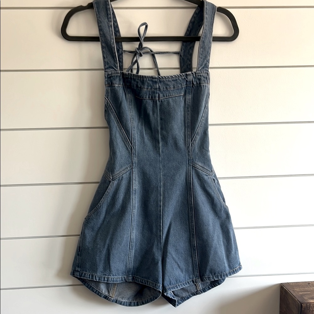 Blue Blush Denim Jean Jumper